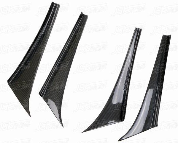 Mazda RX7 FD3S Carbon Fiber Front bumper Canard 4pcs - Auto Sport Imports