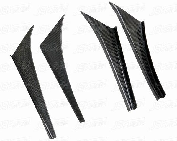 Mazda RX7 FD3S Carbon Fiber Front bumper Canard 4pcs - Auto Sport Imports