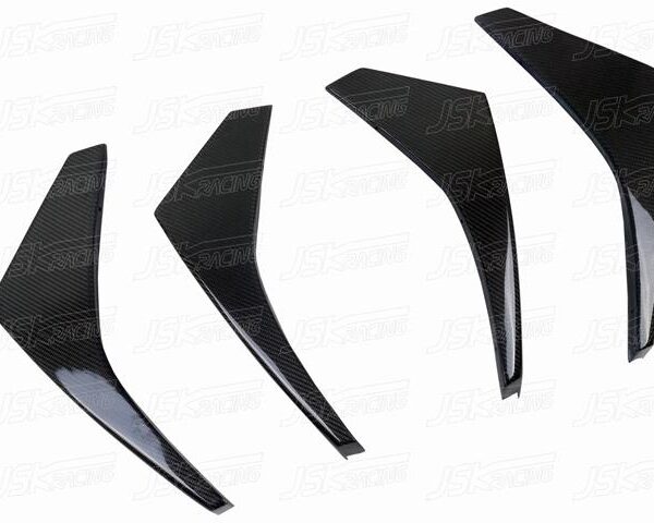 R35 GTR Password JDM Style Carbon Fiber Canard 4pcs 2008 - 2011 - Auto Sport Imports