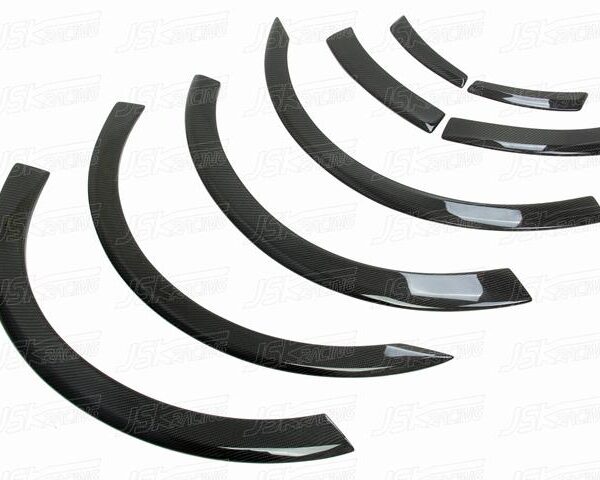 GT86 BRZ Zele Style carbon Fiber Wheel Fender Arches Add on Set 8pcs - Auto Sport Imports