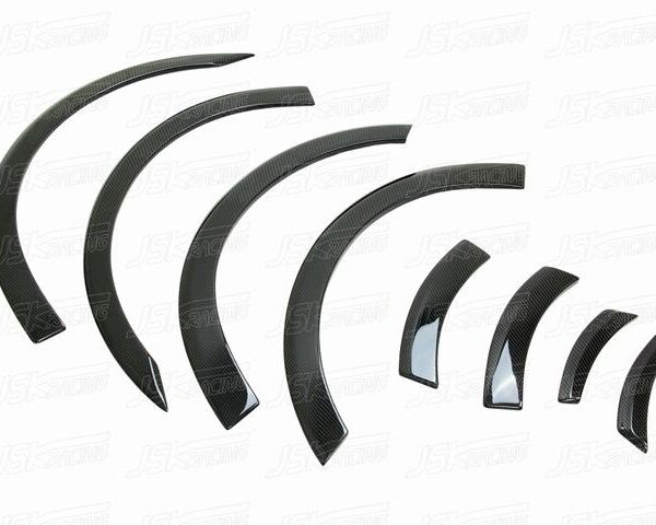 GT86 BRZ Zele Style carbon Fiber Wheel Fender Arches Add on Set 8pcs - Auto Sport Imports