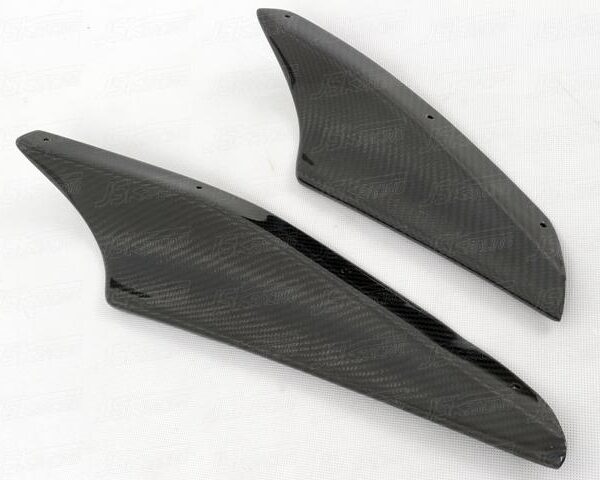 Varis Style Carbon Fiber Canard 4pc Set Mitsubishi EVO 10 CZ4A - Auto Sport Imports