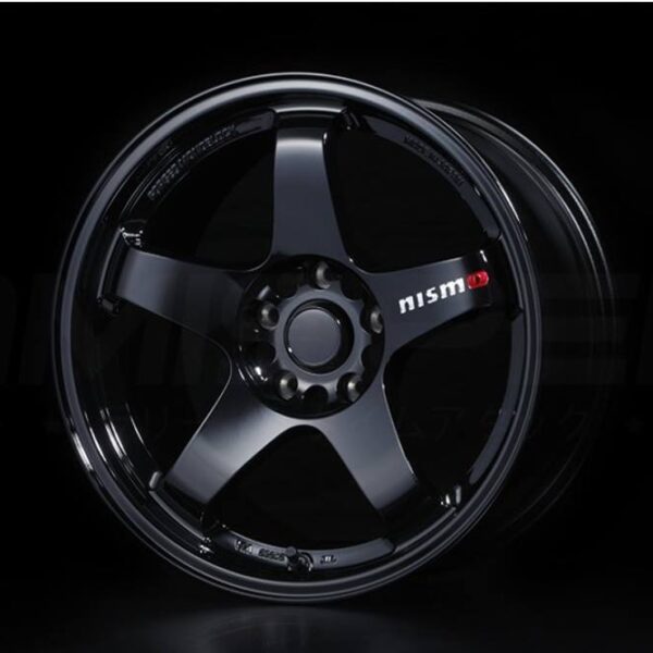 Brand New Nismo LMGT4 18 x 10.5 +15 5x114.3 Gloss Black - Auto Sport Imports
