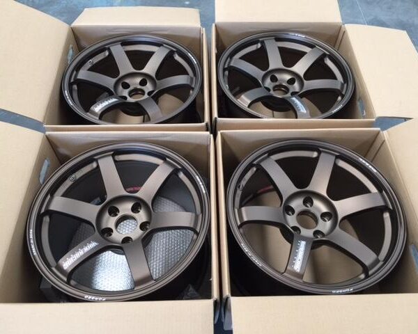 Brand New Rays TE37 Saga Bronze 18 x 10.5 +15 5x114.3 Set - Auto Sport Imports