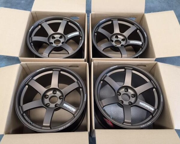 Brand New Rays TE37 Saga Bronze 18 x 10.5 +15 5x114.3 Set - Auto Sport Imports