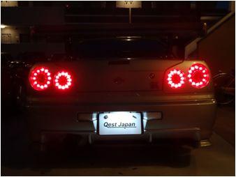 Qest Japan QJ-R460-ver1.3 License Plate Light R34 Skyline !! SPECIAL ORDER!! - Auto Sport Imports