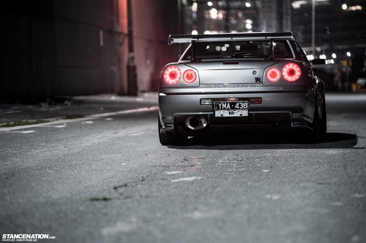 R34 tail lights led discount