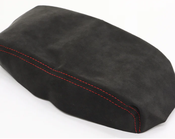 Mines Center Console Lid Cover Red Stitch - BNR32 R32 GTR