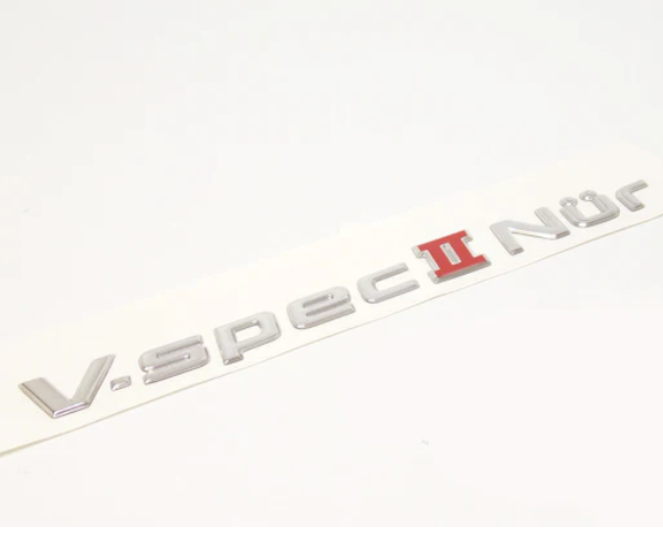 NISSAN V Spec 2 Nur Rear Emblem - R34 GTR BNR34