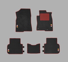 Mugen Sports Floor Mat Set Red Black - Honda Civic Type R FL5