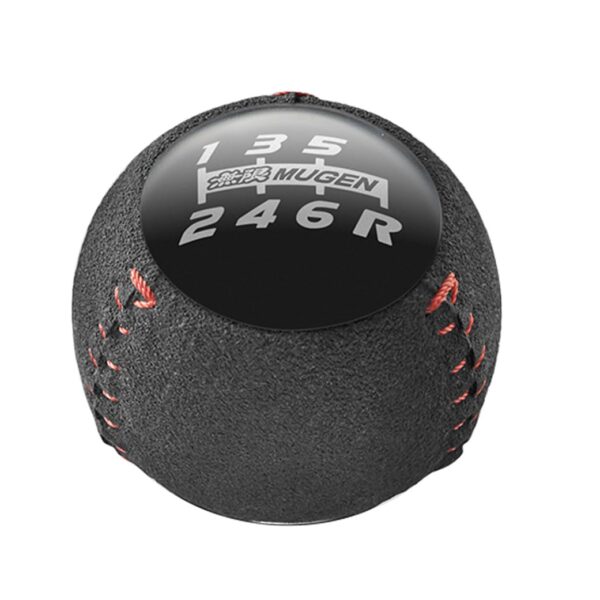 Mugen Sphere Leather Alcantara Shift Knob 6MT Black