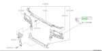 Nissan Radiator Support Headlight Seal LH - R34 GTT GTR BNR34 - Image 2